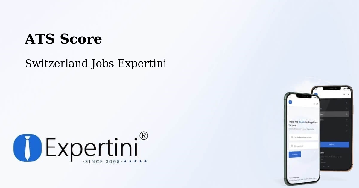 Resume ATS Score & Job Description Match Tool – Malleray - Switzerland Jobs Expertini