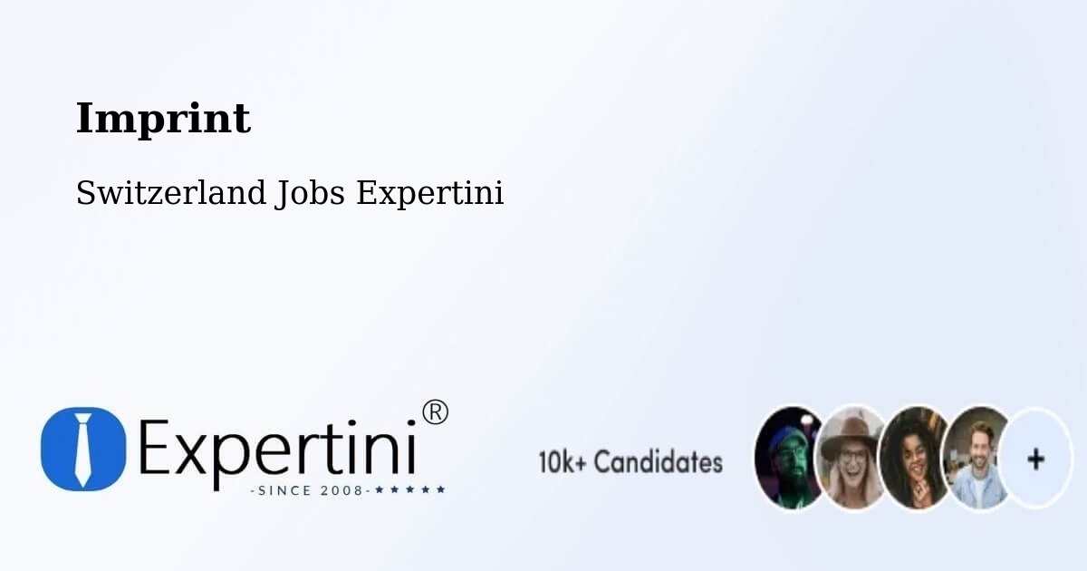 Imprint – Malleray - Switzerland Jobs Expertini