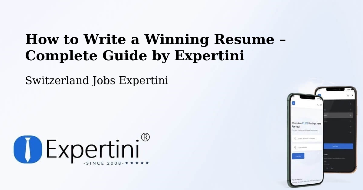 Resume Writing Guide for Job Seekers – Malleray - Malleray, Switzerland Jobs Expertini